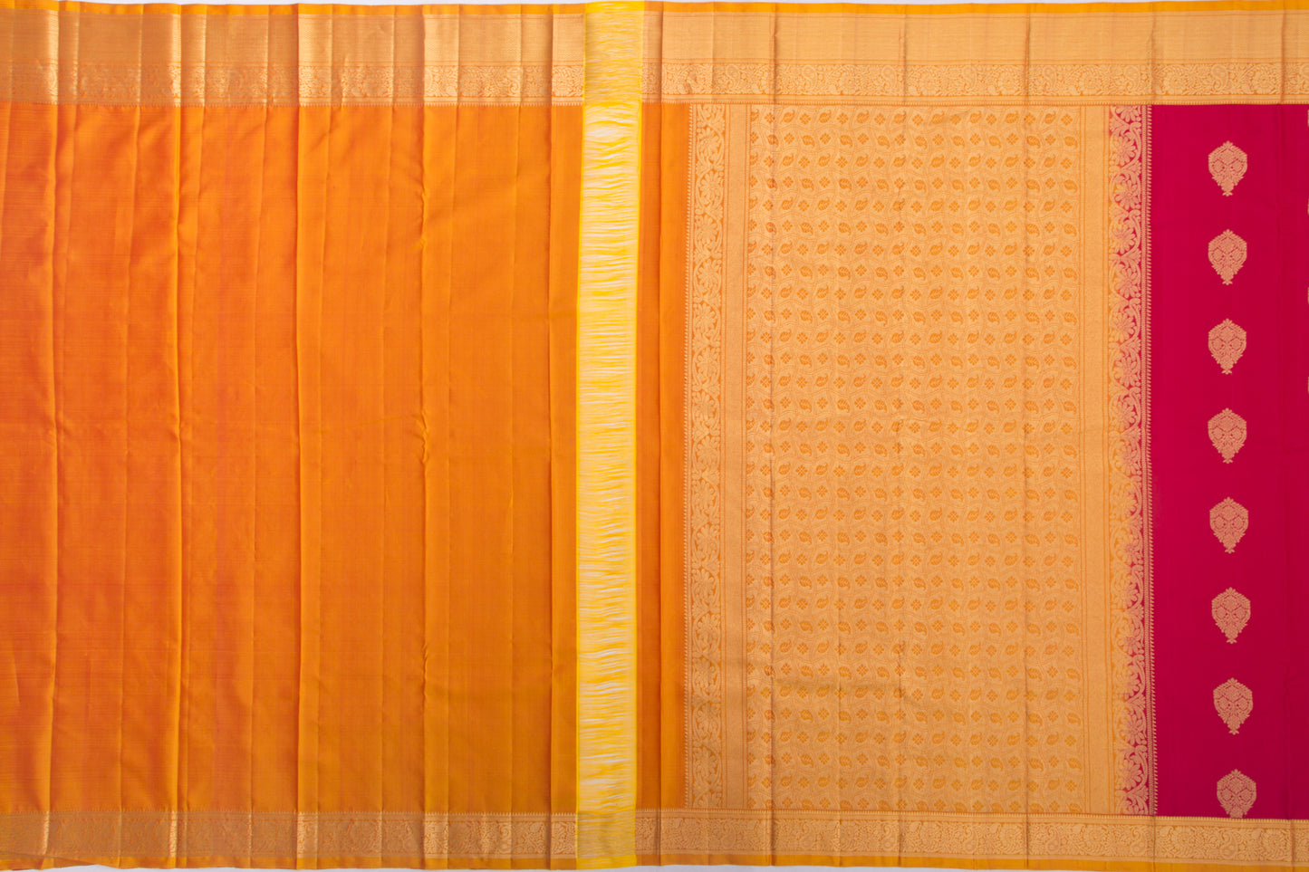 Taranga Kanchi Silk Brocade Maroon Saree