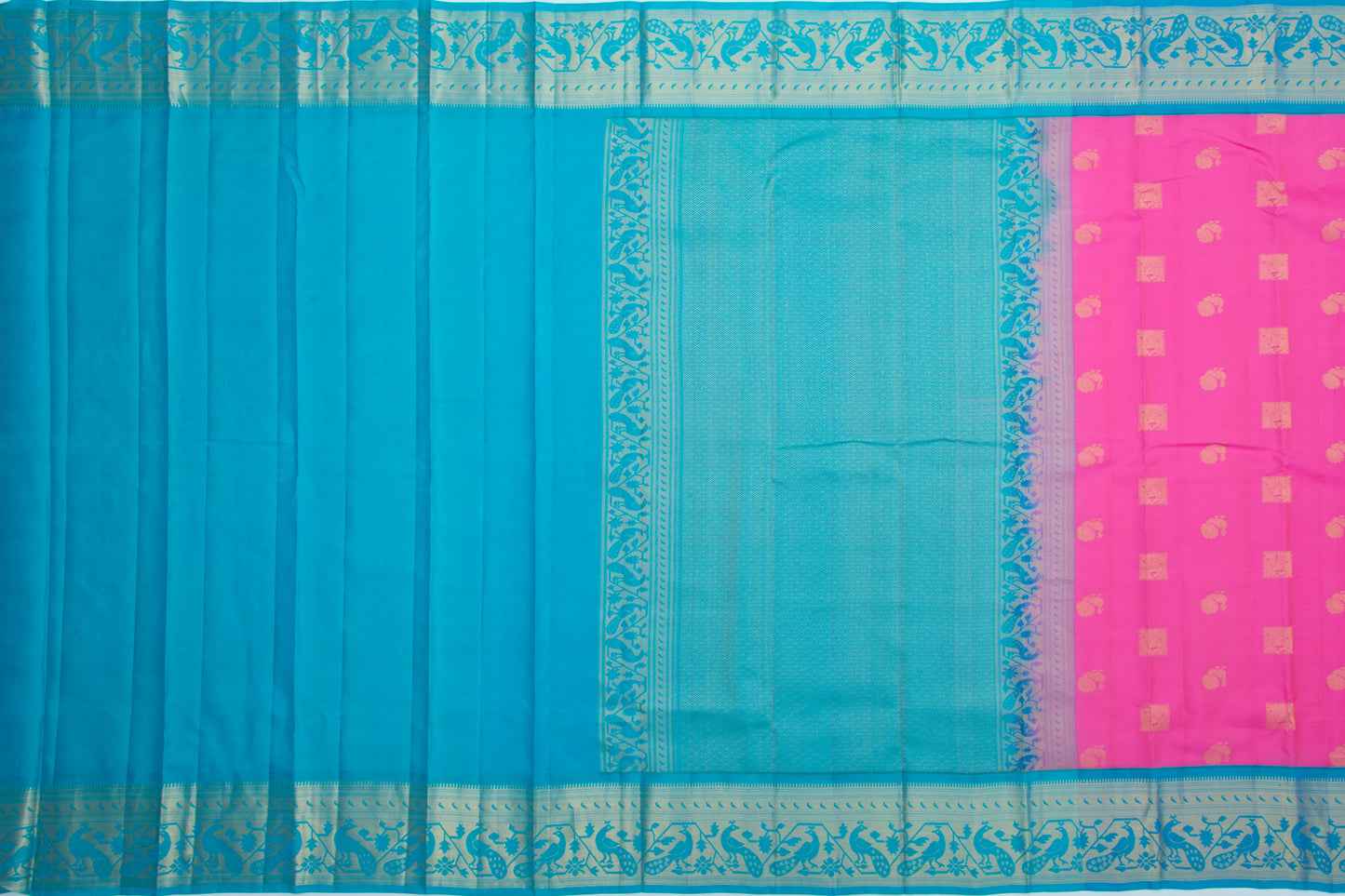 Taranga Kanchi Silk Butta Pink Saree