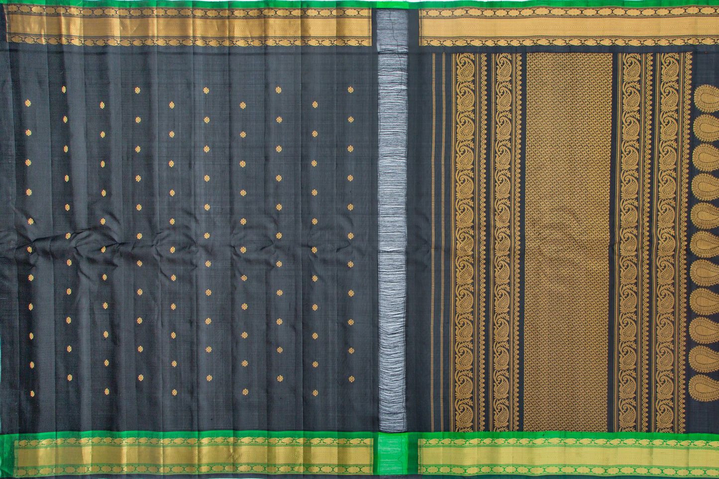 Gadwal Silk Checks ANd Butta Pink Saree