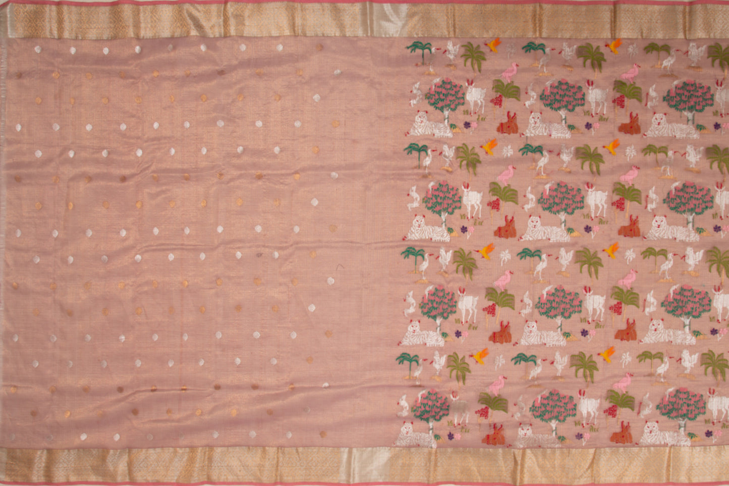 Kota Silk Vanasingaram Pink Saree