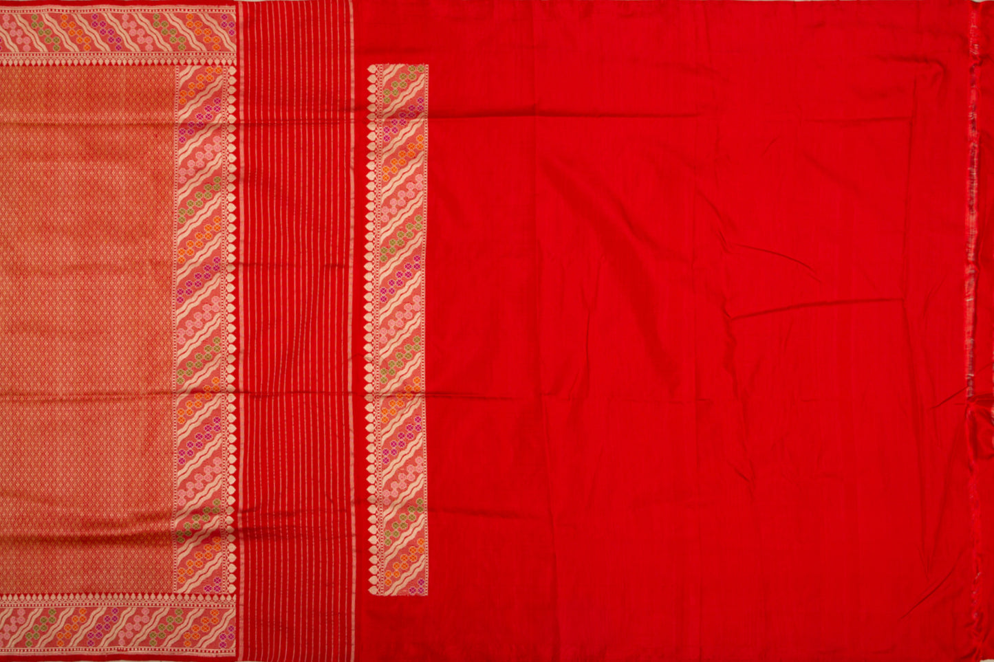 Banarasi Silk Rangkat Kadwa Jaal Multicolor Saree