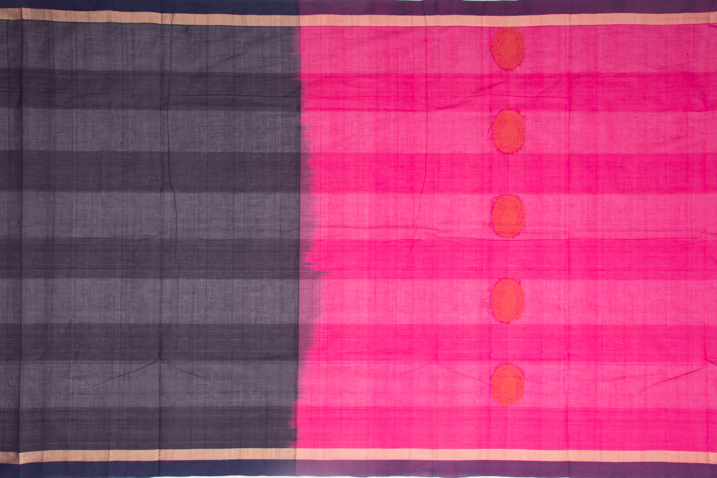 Kanchi Cotton Butta Pink Saree