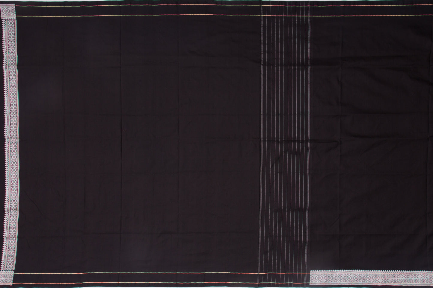 Banarasi Silk Plain Black Saree