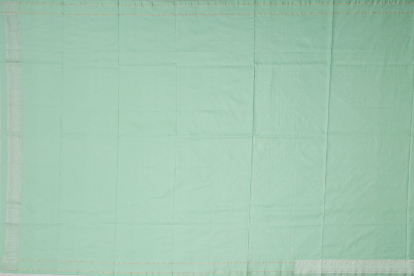 Banarasi Silk Plain Pastel Green Saree