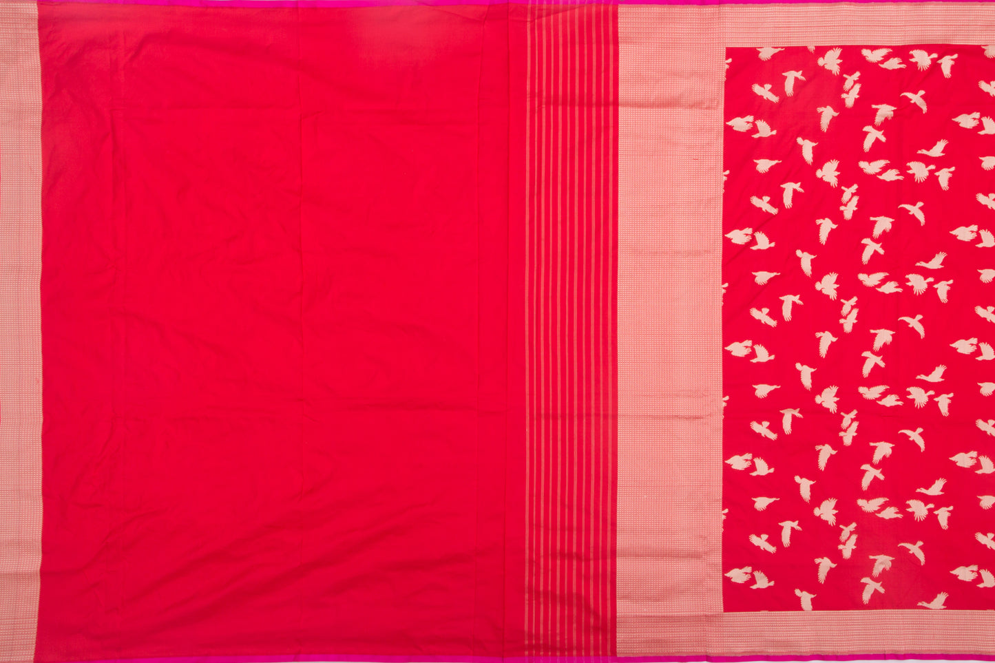Banarasi Silk Brocade Red Saree