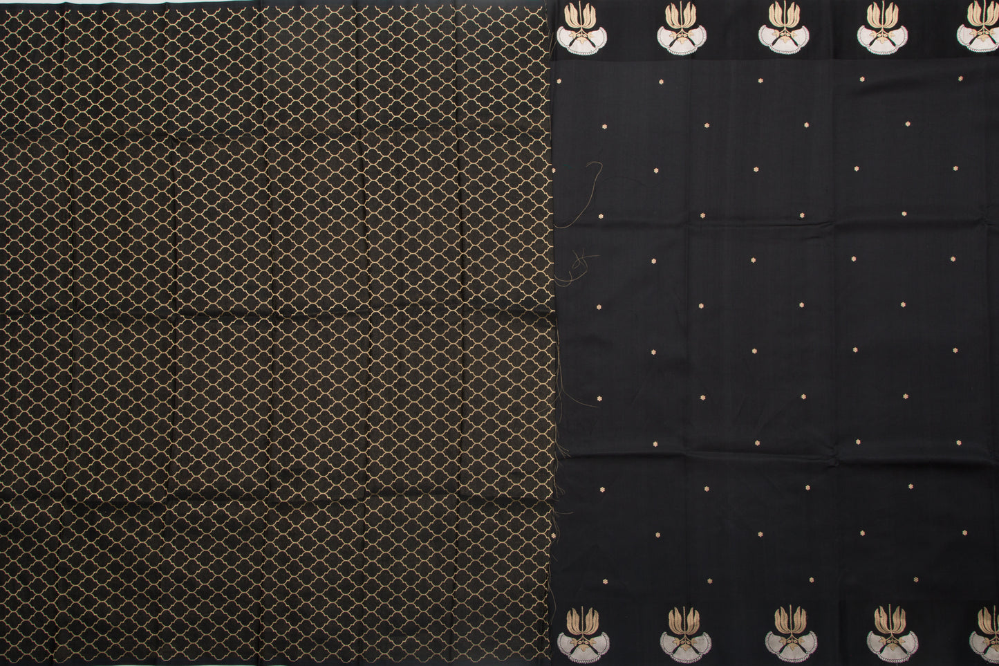 Banarasi Katan Silk Butta Black Saree