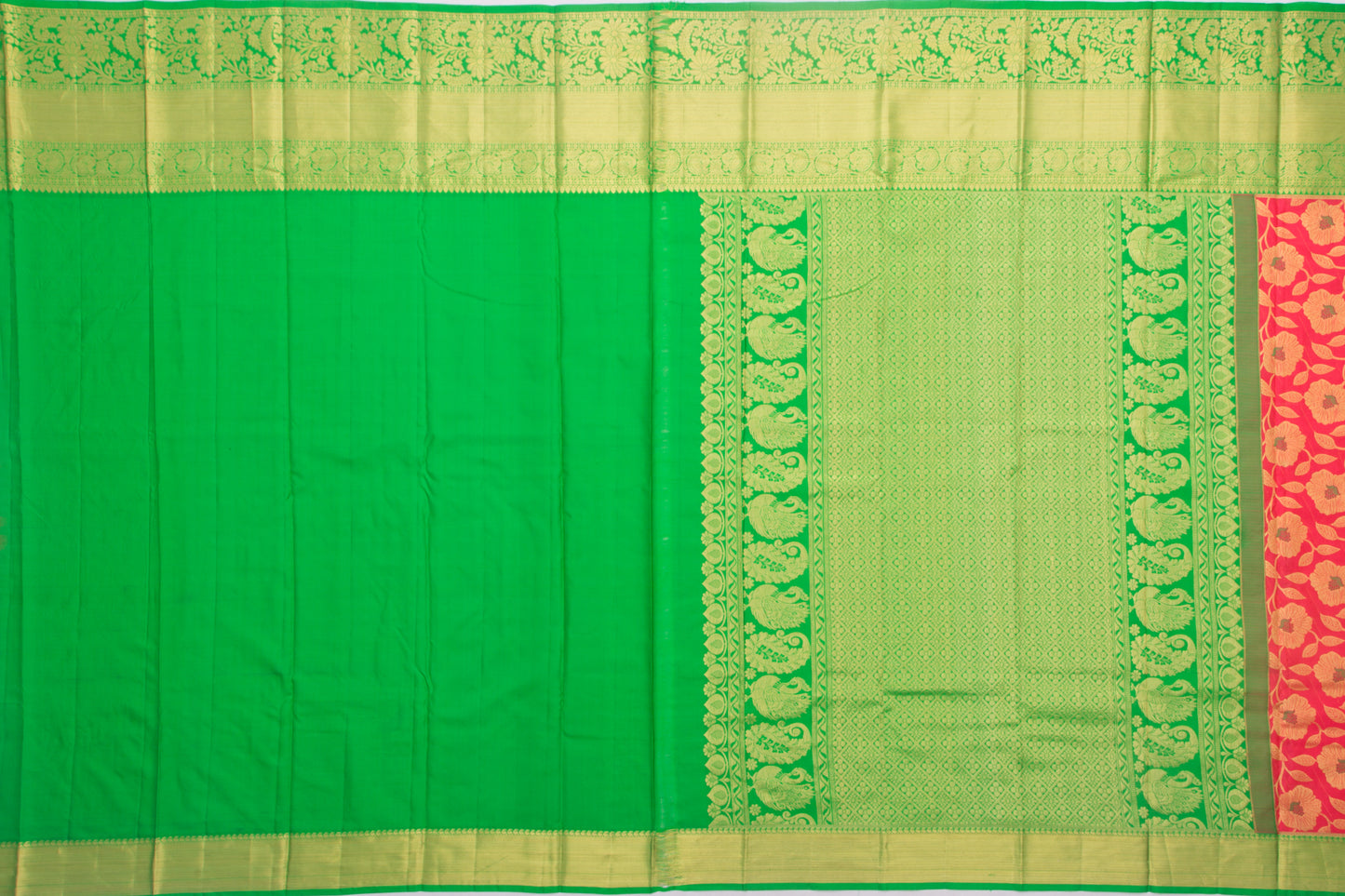 Taranga Kanchi Silk Brocade Pink Saree