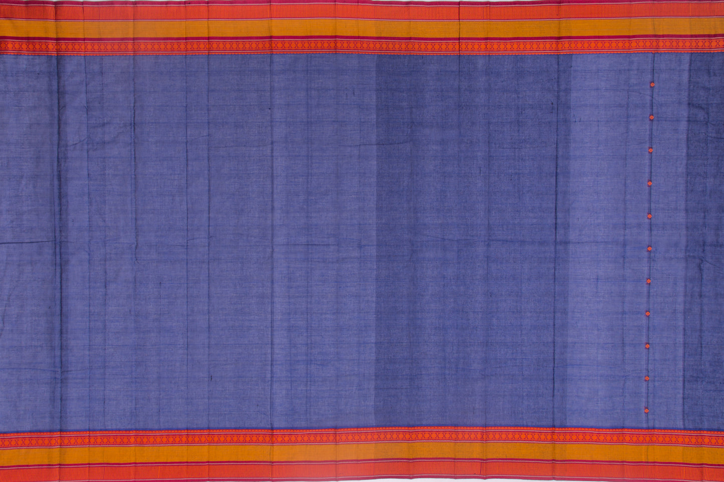 Kanchi Cotton Butta Royal Blue Saree