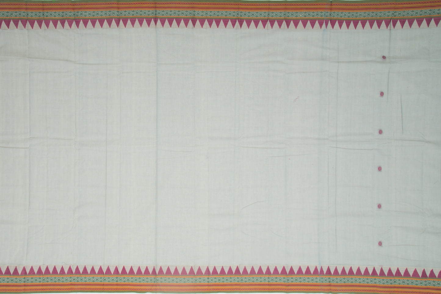 Kanchi Cotton Butta Grey Saree