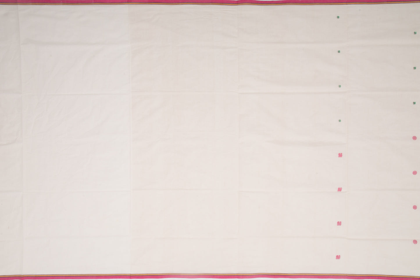 Kanchi Cotton Butta Off-White Saree