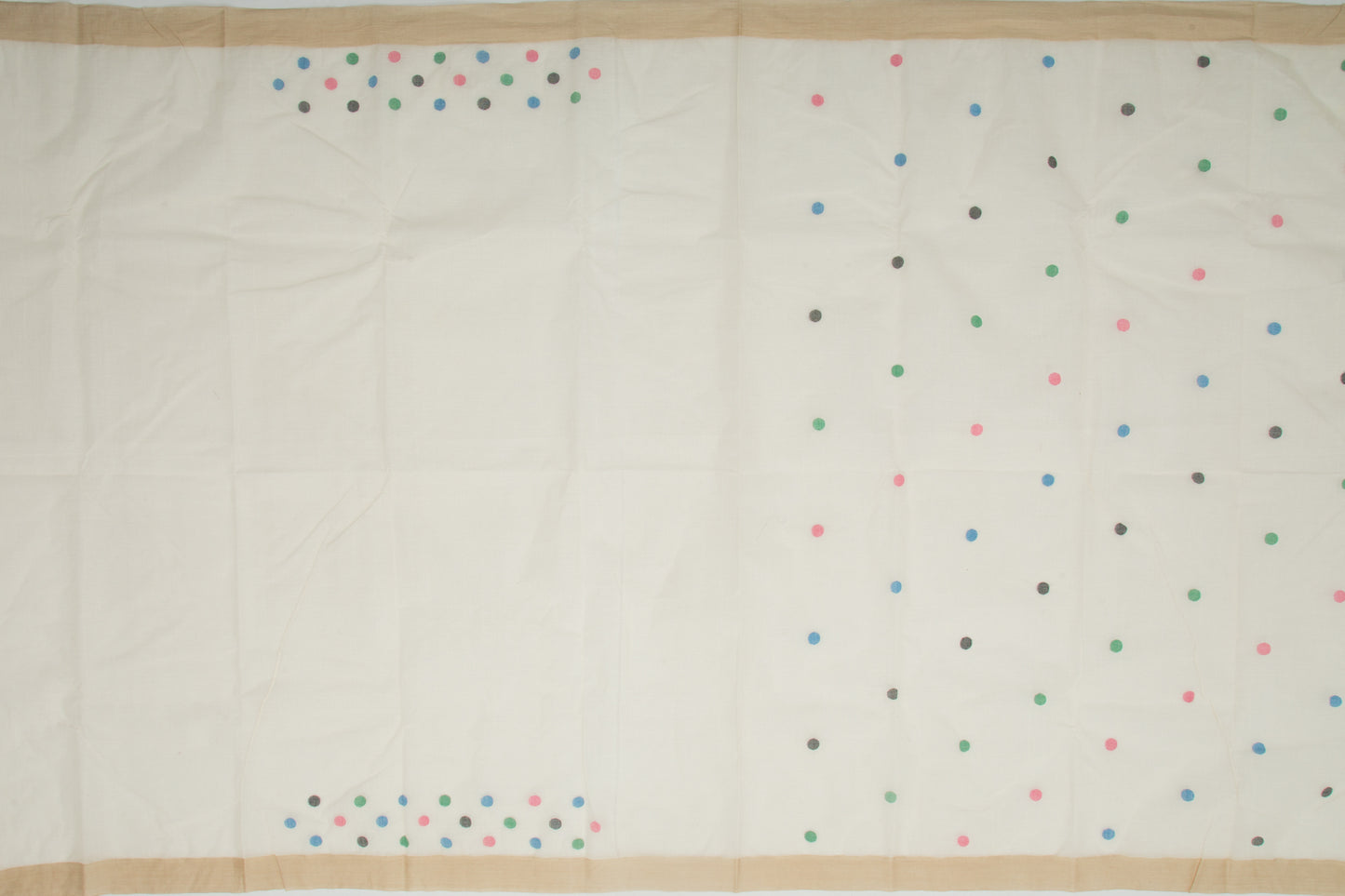 Phulia Cotton Butta Off-White Saree