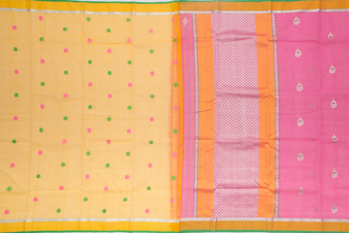Kota Silk Butta Pink Saree