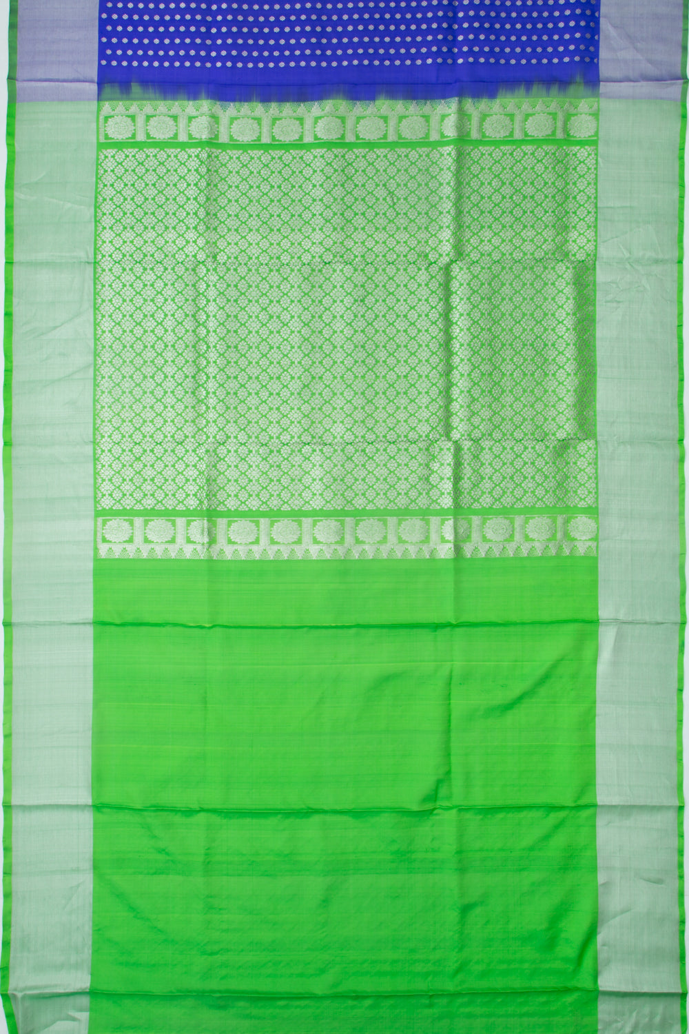 Venkatagiri Silk Butta Dark Blue Saree