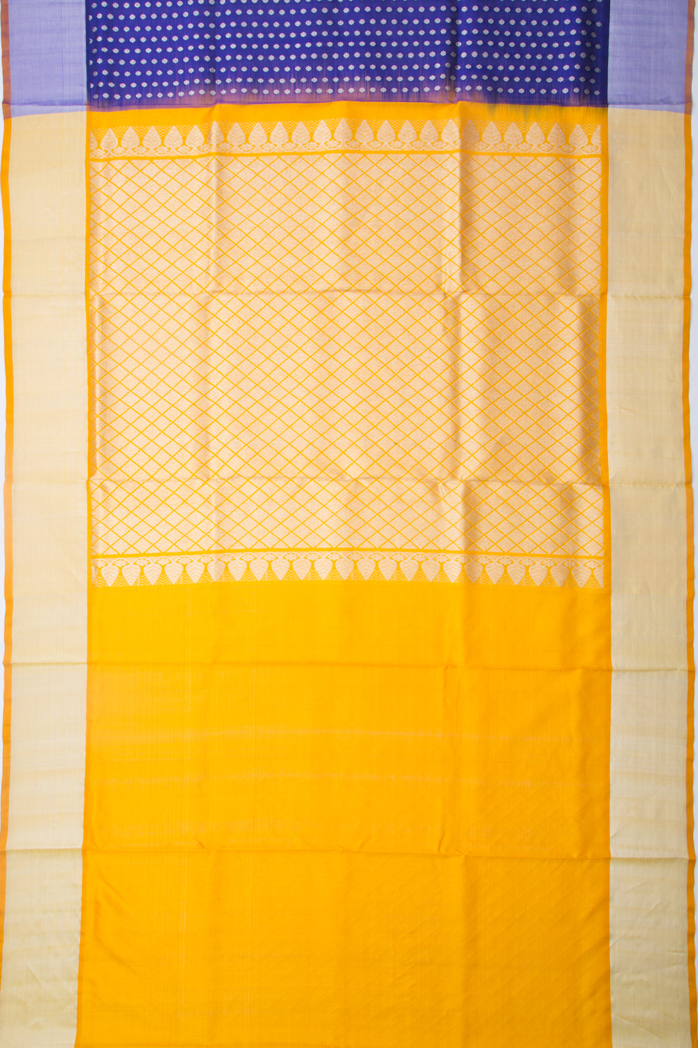 Venkatagiri Silk Butta Dark Blue Saree