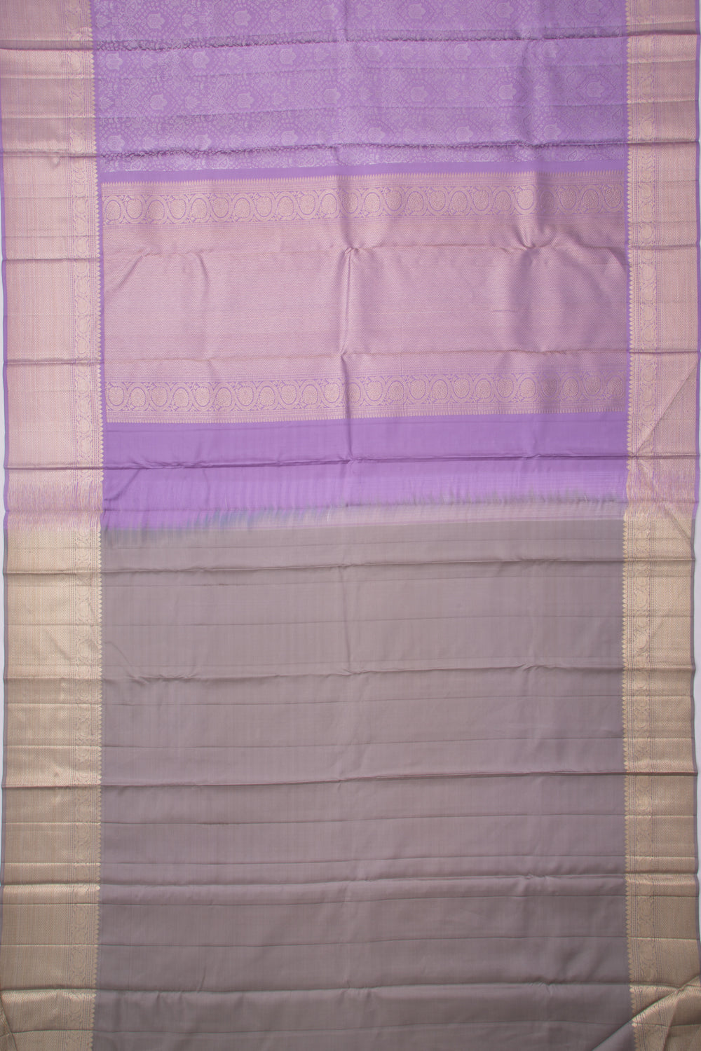Taranga Kanchi Silk Brocade Lavender Saree