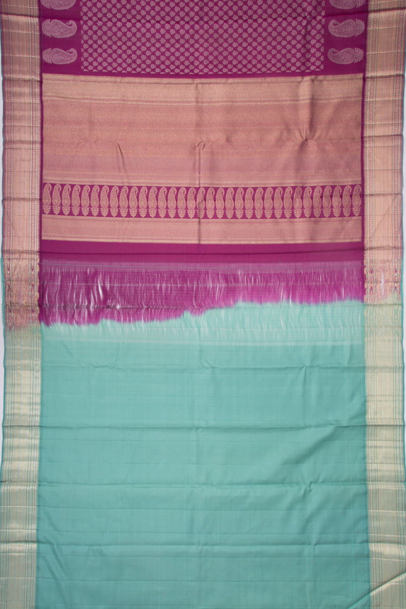 Taranga Kanchi Silk Brocade Purple Saree