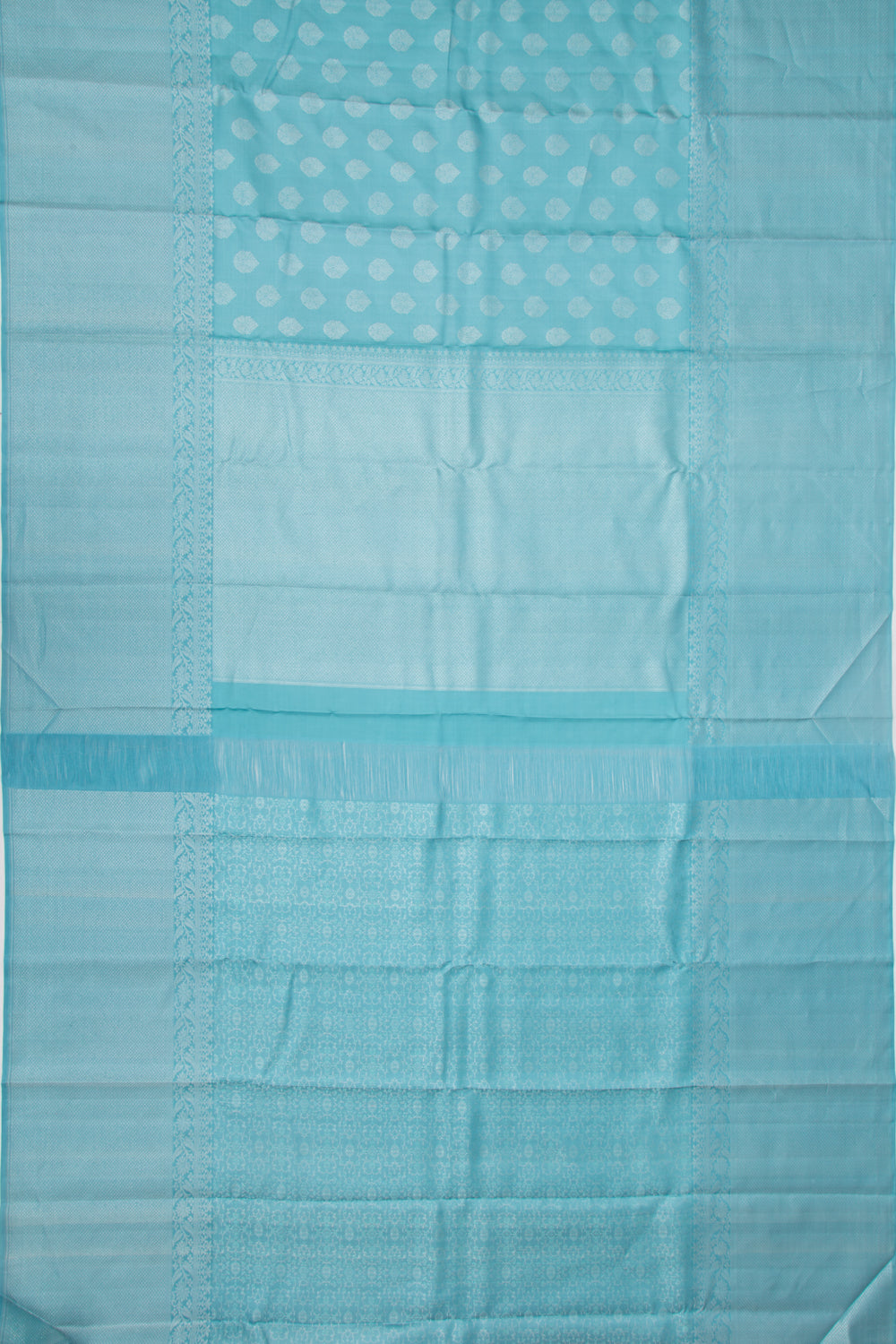 Taranga Kanchi Silk Butta Pastel Blue Saree