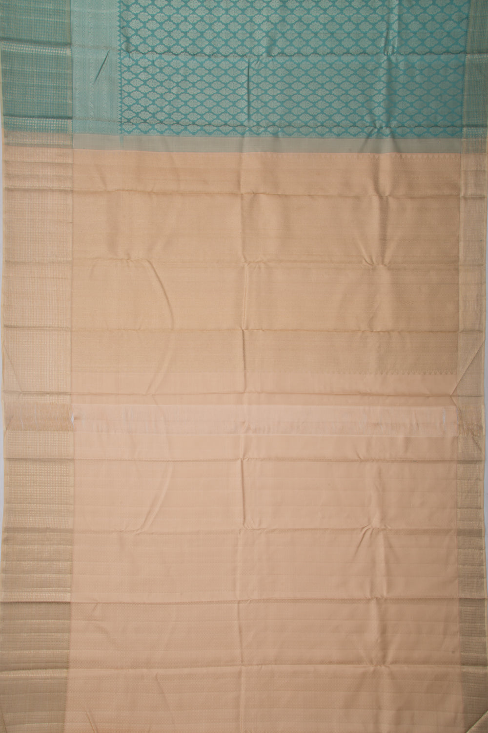 Taranga Kanchi Silk Brocade Pastel Blue Saree