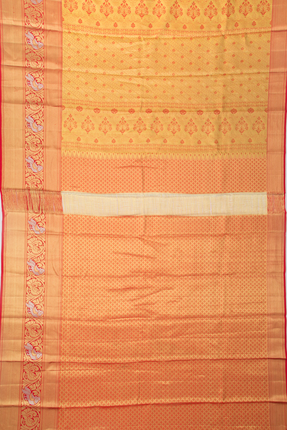 Taranga Kanchi Silk Tissue Brocade Violet Saree