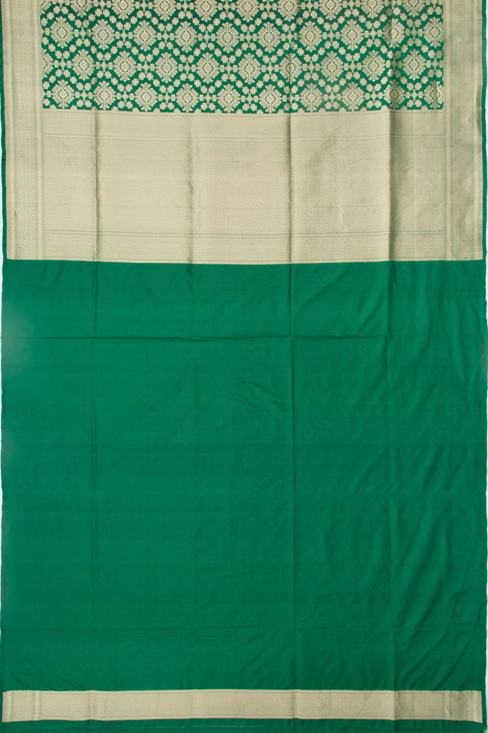 Banarasi Silk Phekwa Brocade Green Saree