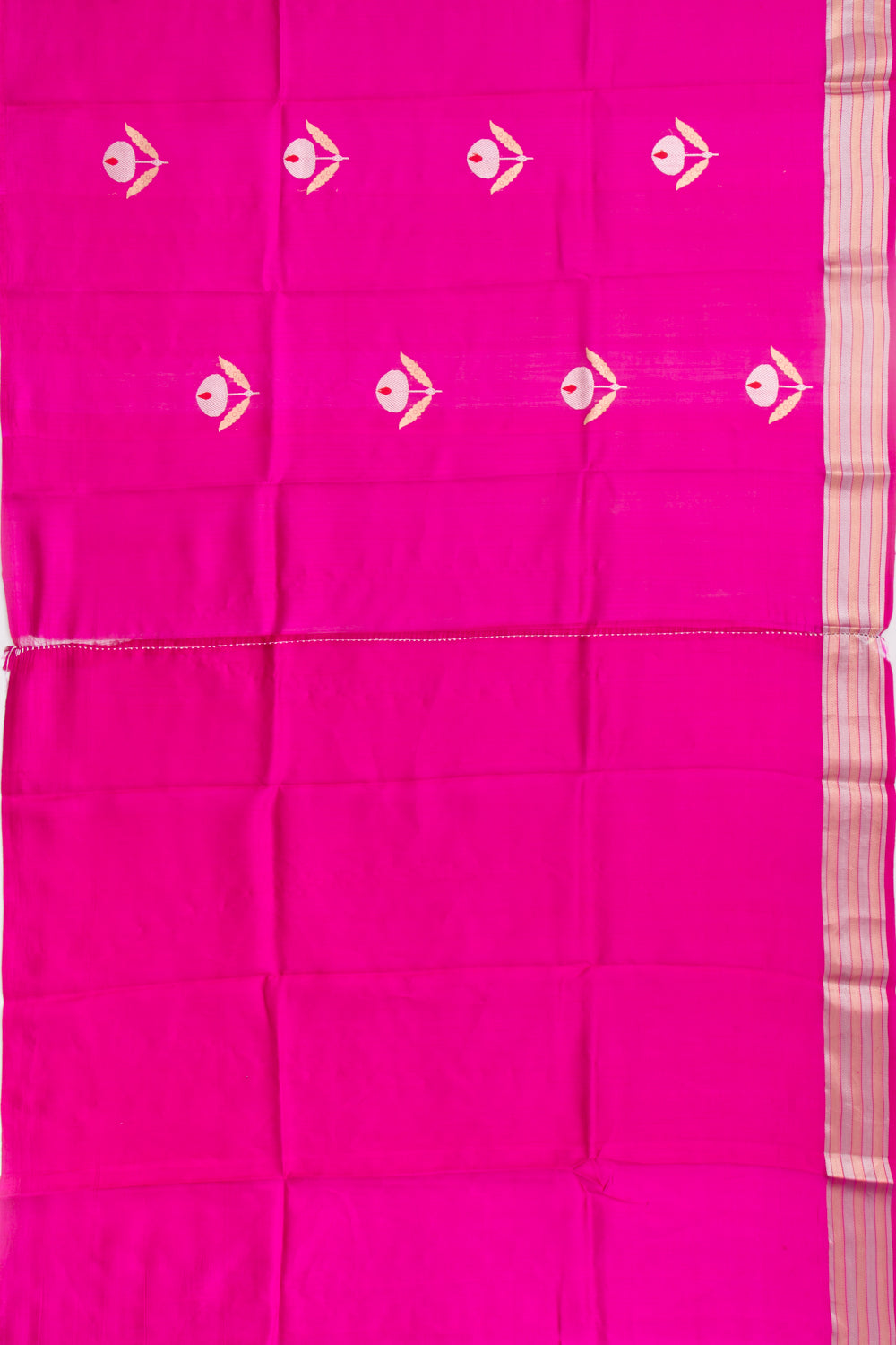 Banarasi Katan Silk Butta Pink Saree