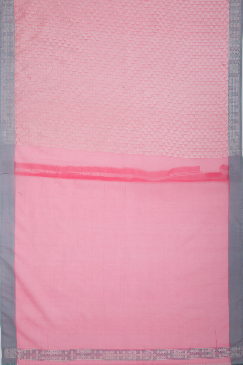 Organza Brocade Pink Saree