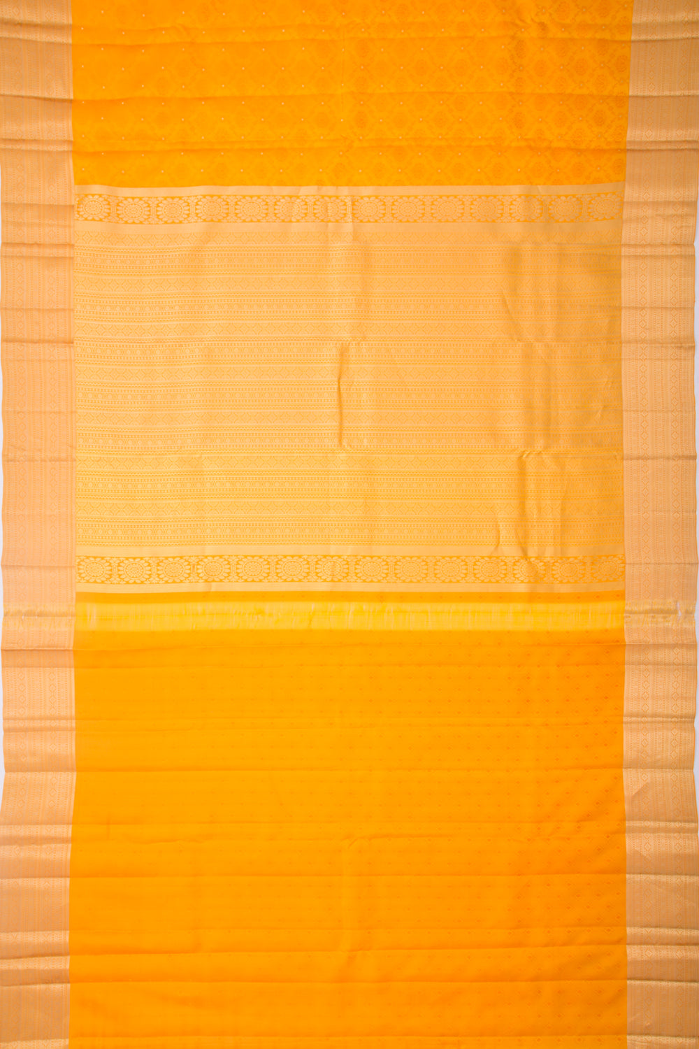 Taranga Kanchi Silk Jacquard Yellow Saree