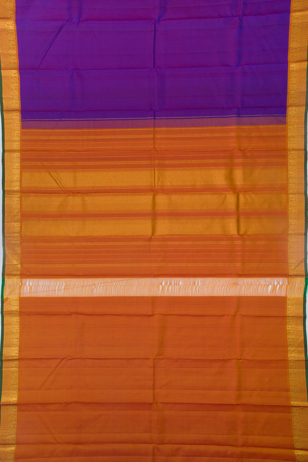 Kanchipuram Silk Plain Violet Saree