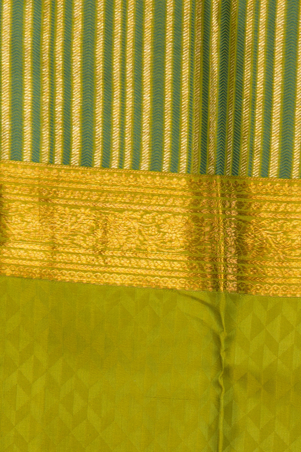 Kanchipuram Silk Jacquard Green Saree