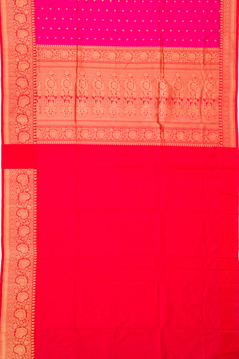 Banarasi Katan Silk Butta Pink Saree