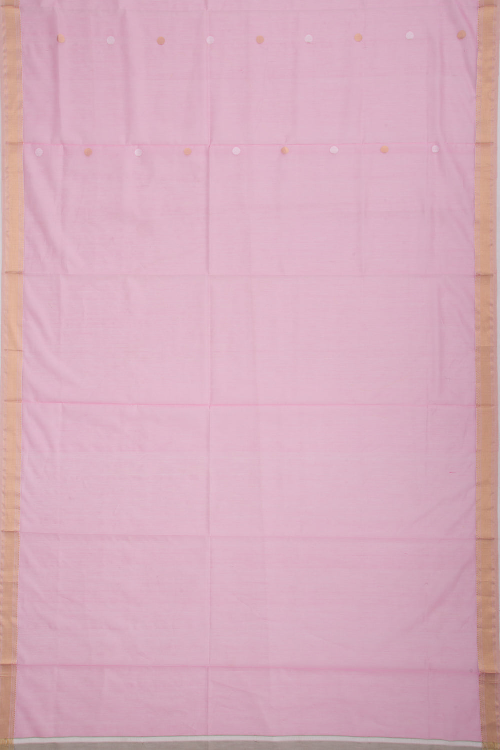 Maheshwari Cotton Butta Pink Saree
