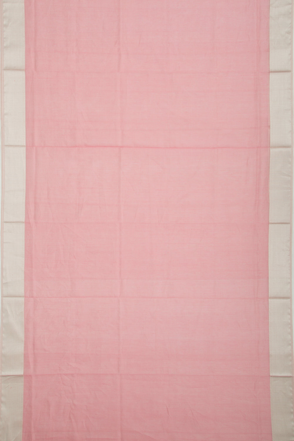 Maheshwari Cotton Checks Pink Saree