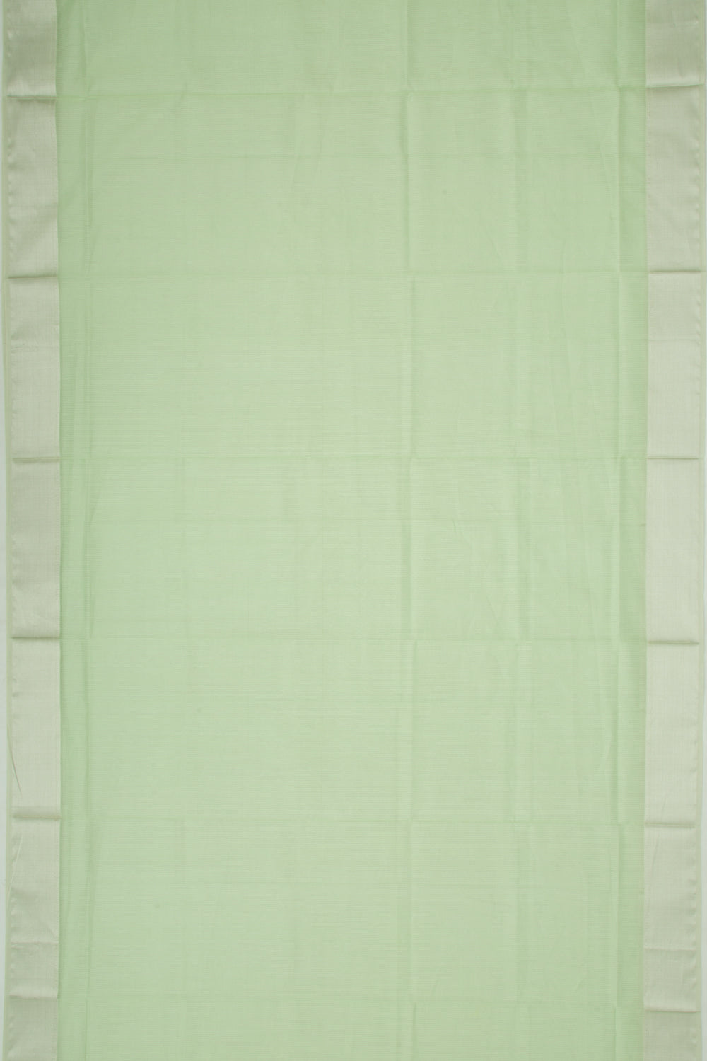 Maheshwari Cotton Checks Green Saree
