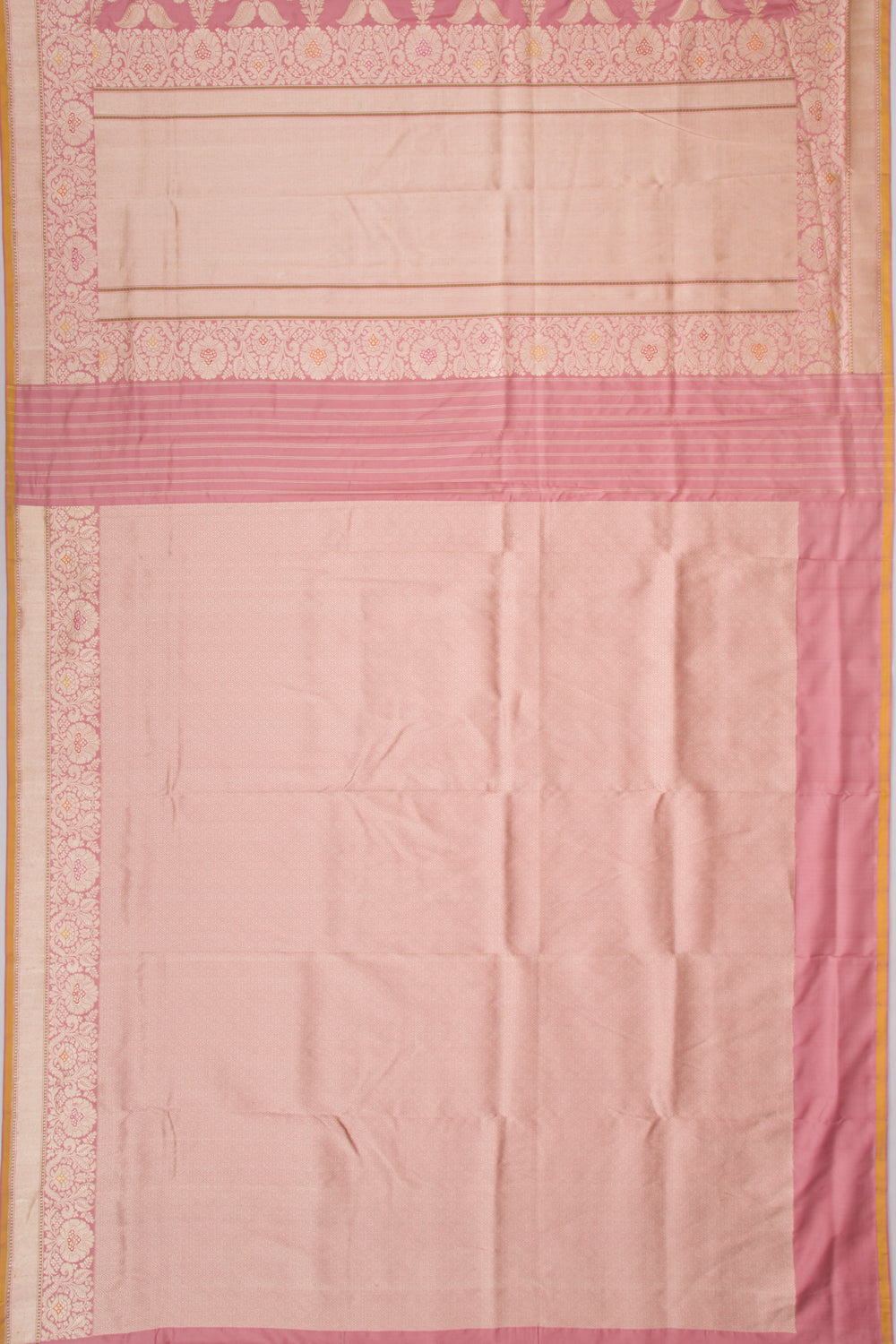 Banarasi Silk Kadwa Brocade Baby Pink Saree
