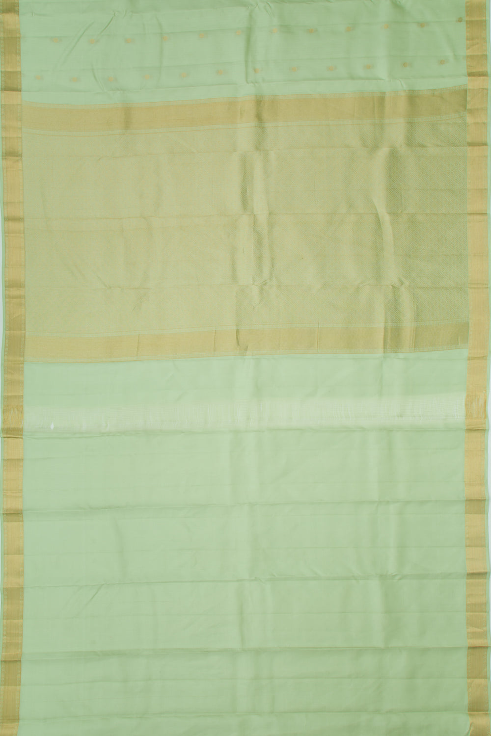 Taranga Kanchi Silk Butta Pastel Green Saree