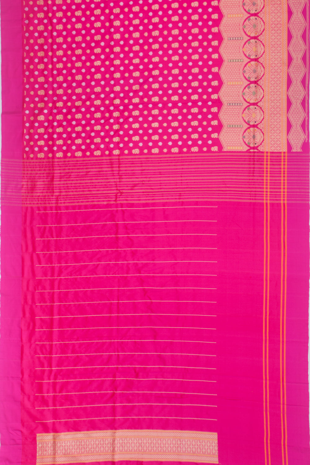 Banarasi Silk Butta Pink Saree