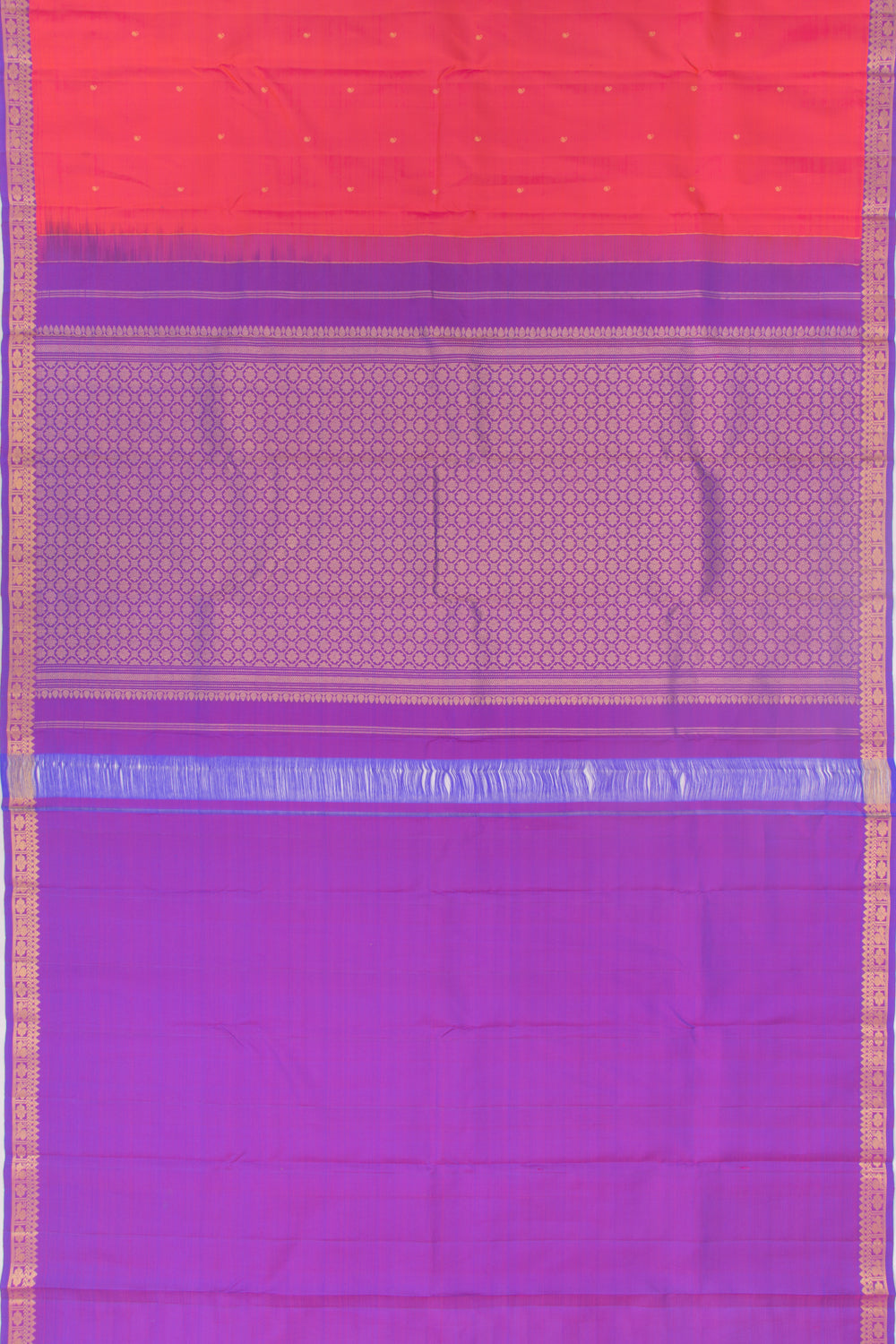 Kanchipuram Silk Butta Pink Saree
