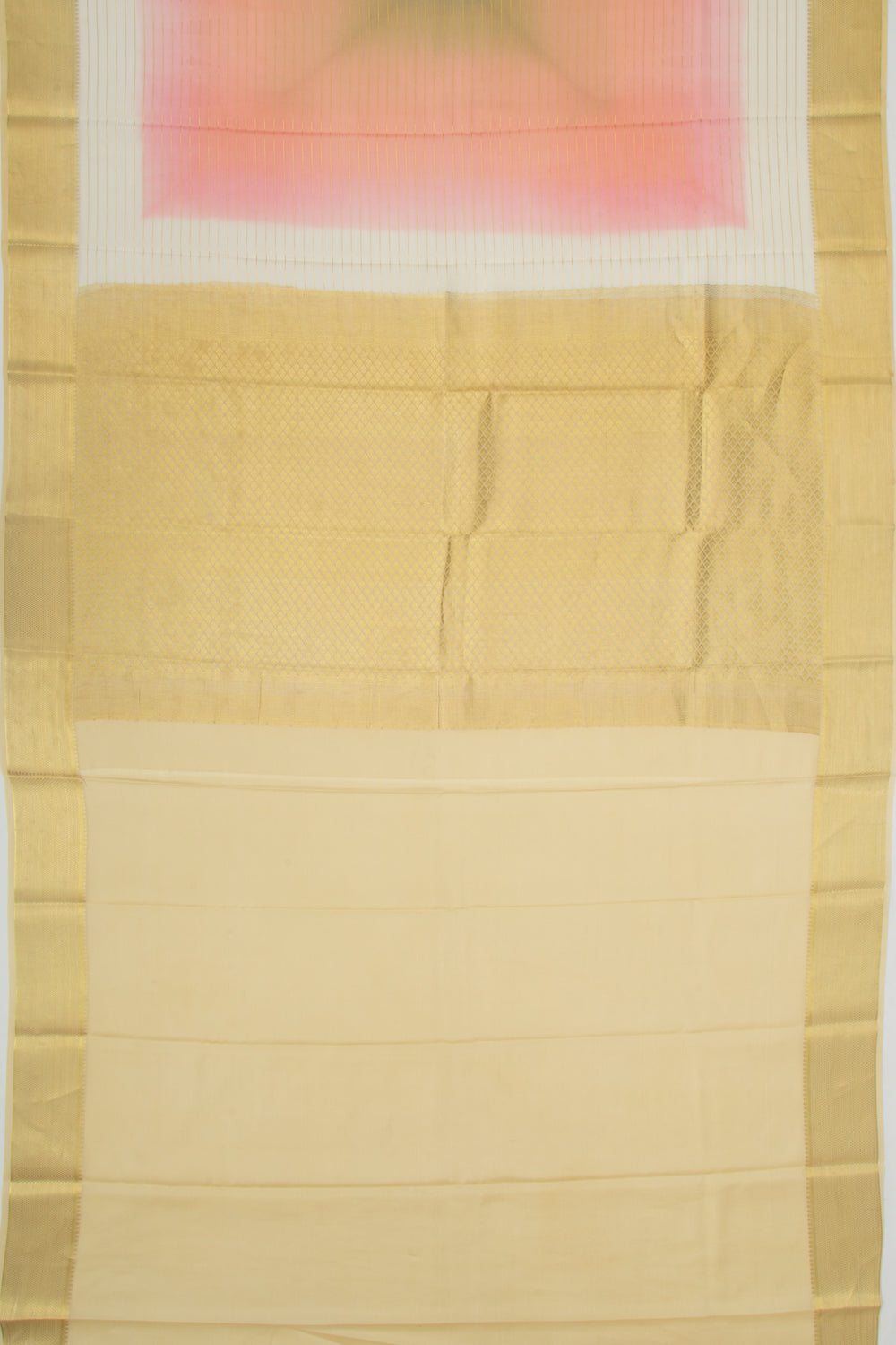 Binny Silk Horizontal Lines Multicolour Saree