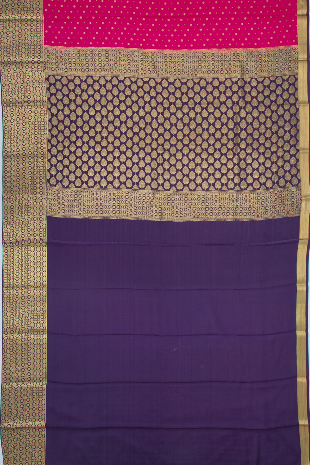 Binny Silk Jacquard And Butta Pink Saree