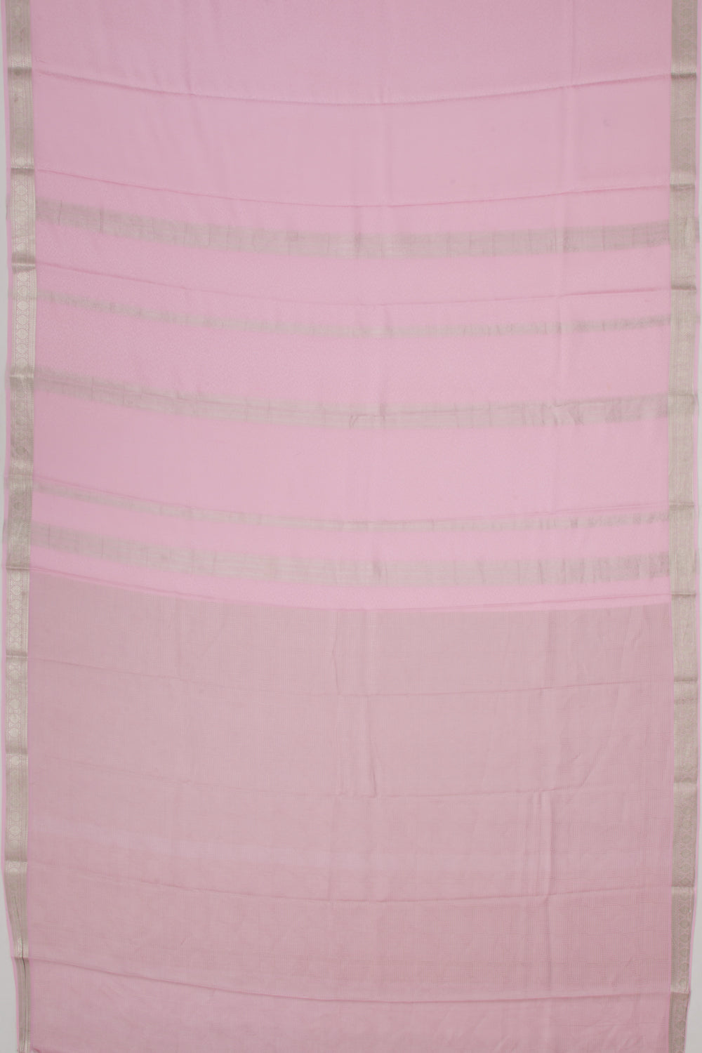Binny Silk Jacquard Baby Pink Saree
