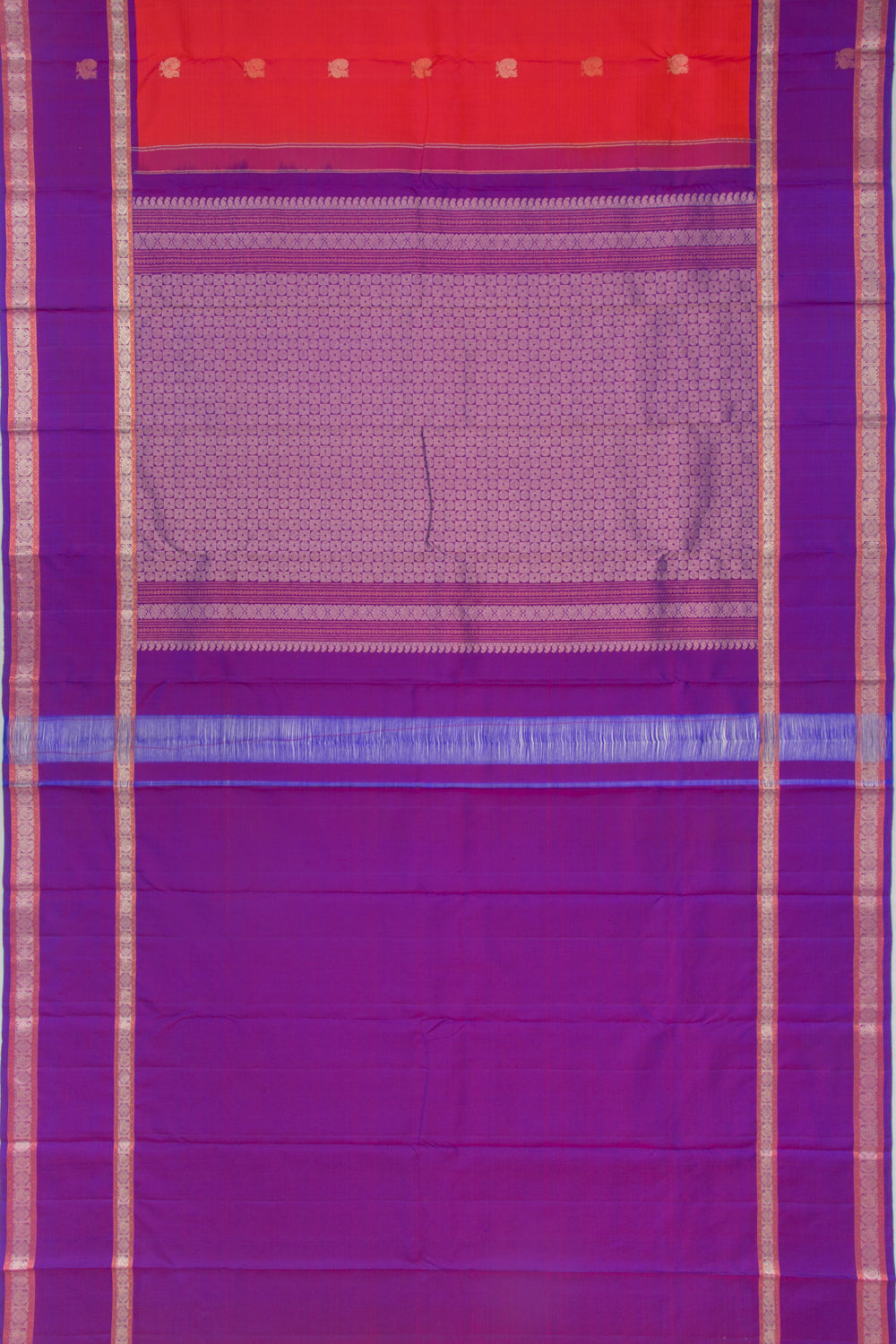 Kanchipuram Silk Butta Pink Saree