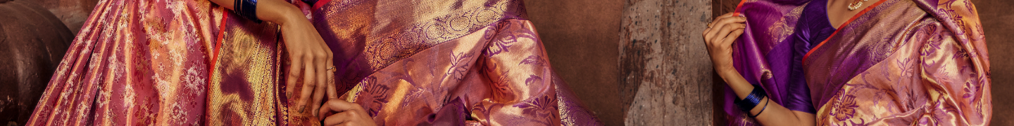 Indian Metallic Sarees