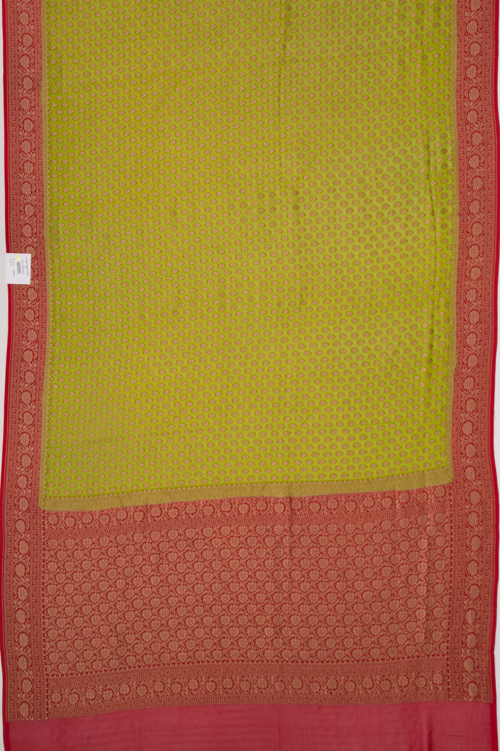 Banarasi Georgette Brocade Green Saree