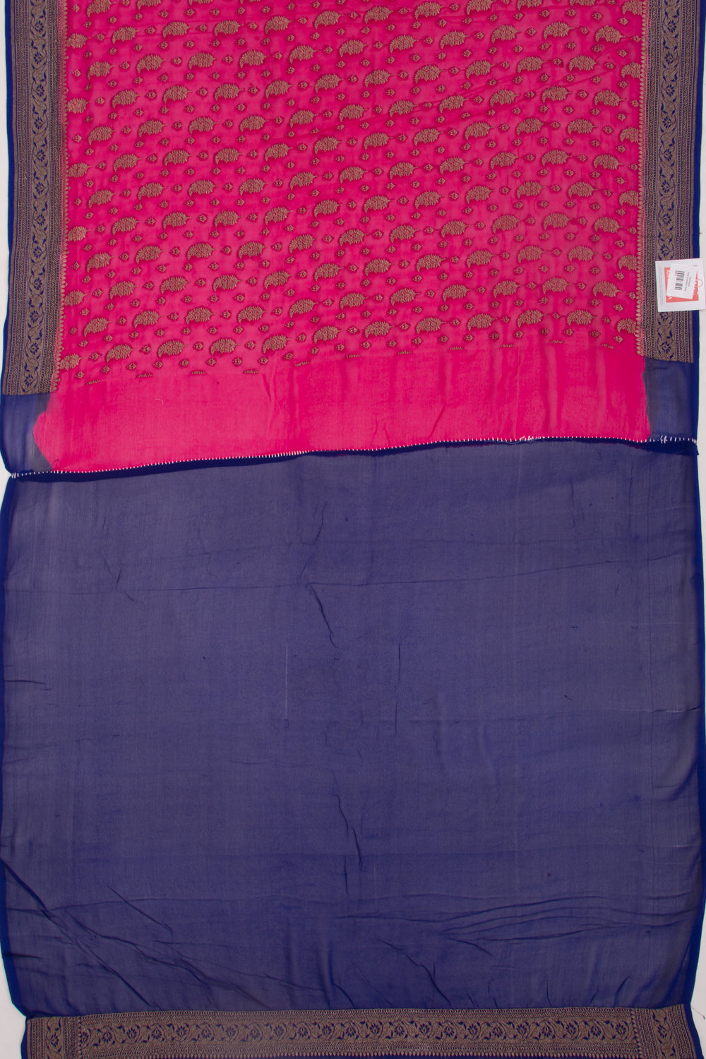 Banarasi Georgette Brocade Pink Saree