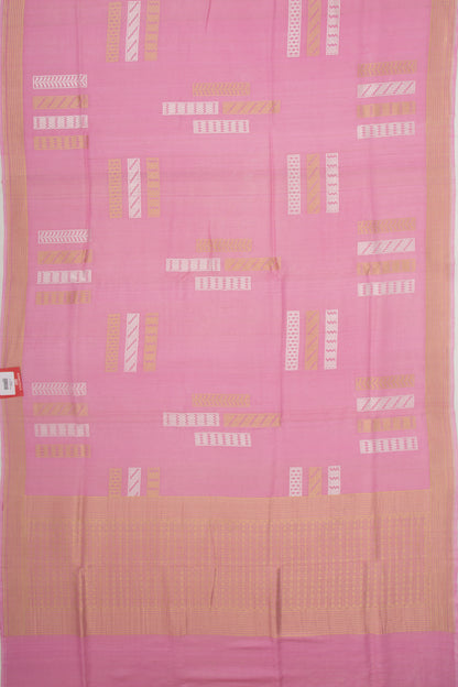 Banarasi Tussar Georgette Brocade Lavender Saree