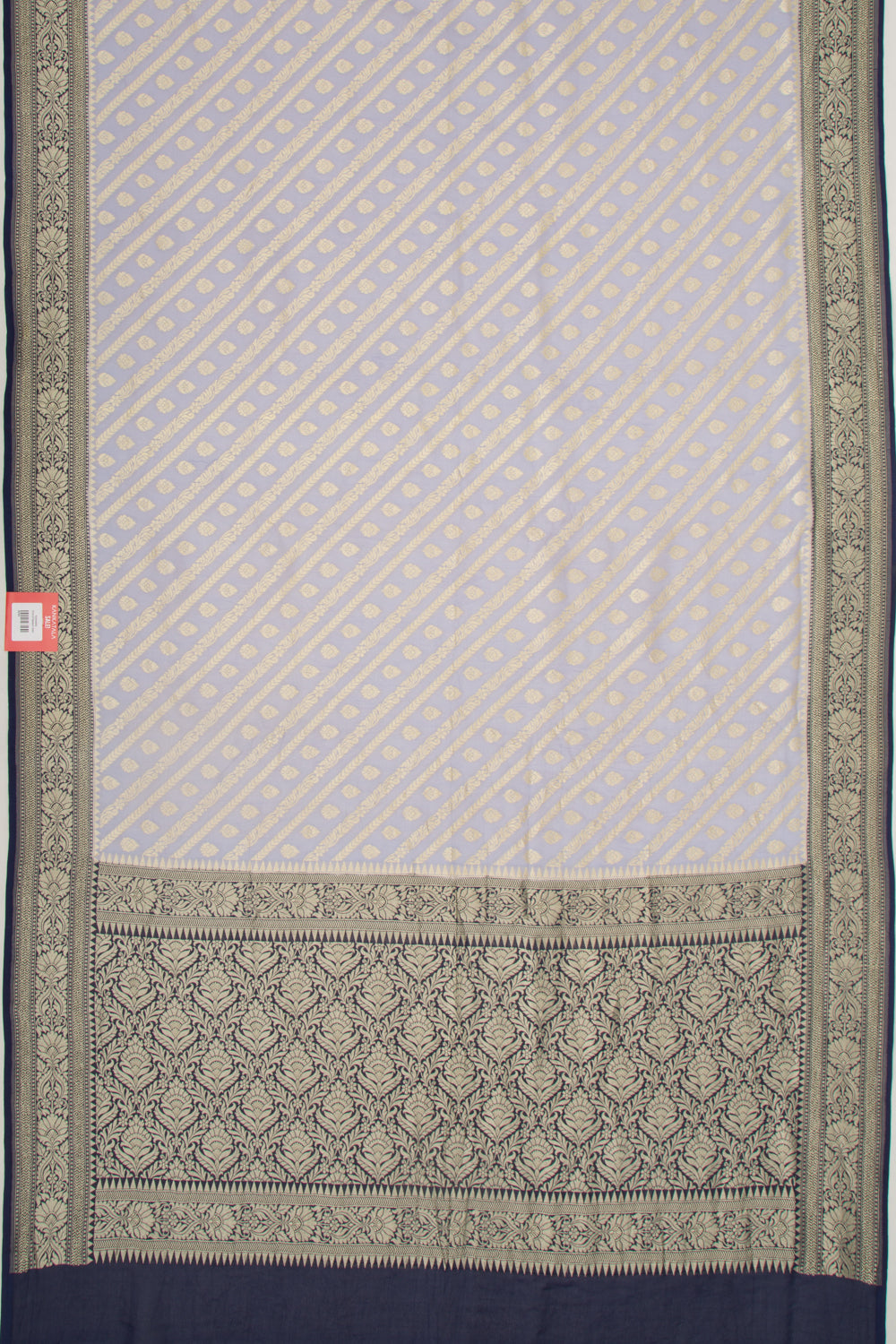 Banarasi Georgette Brocade Grey Saree