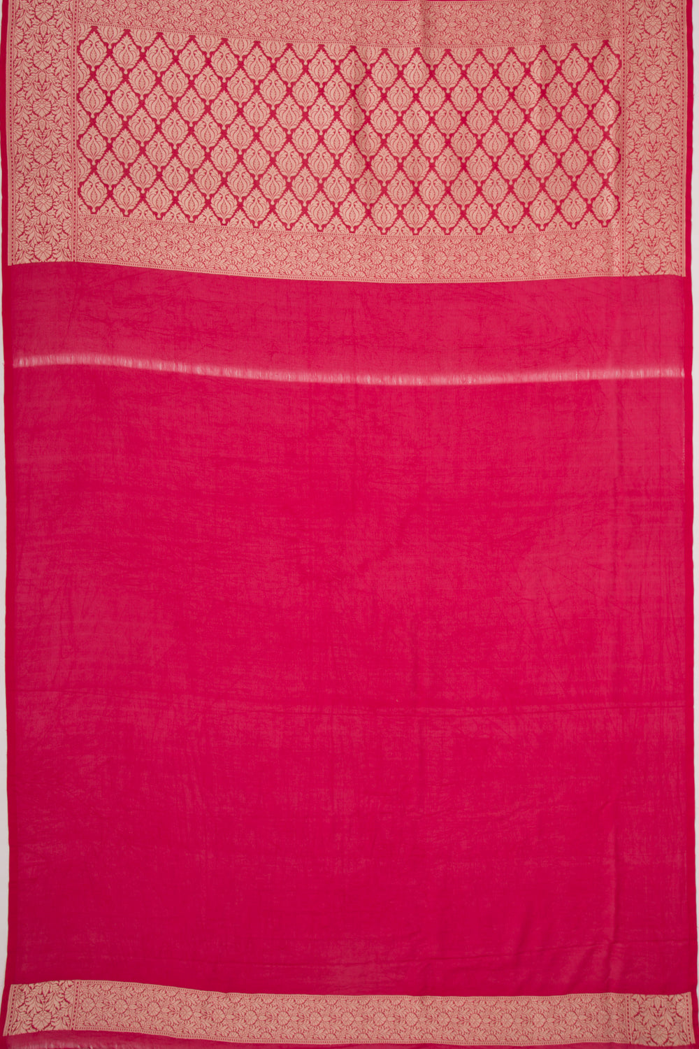 Banarasi Georgette Butta Red Saree