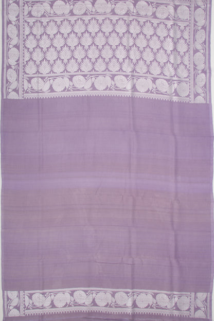 Banarasi Tussar Georgette Jaal Lavender Saree