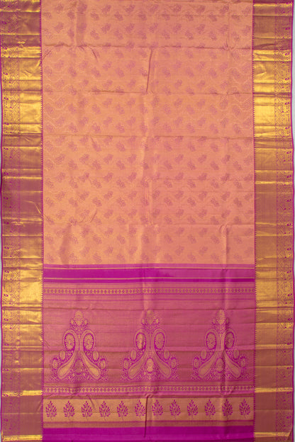 Taranga Kanchi Silk Tissue Brocade Pink Saree