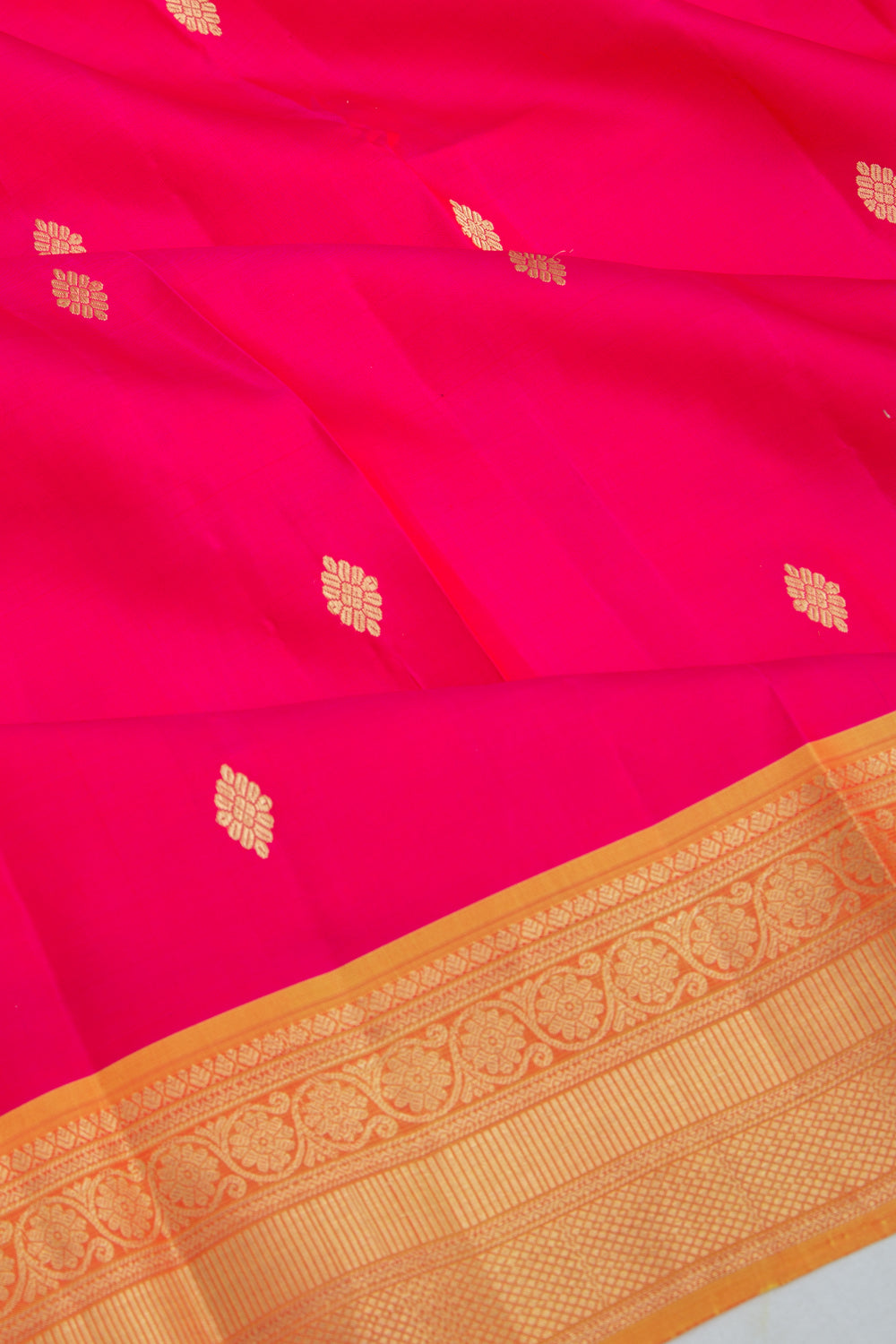 Taranga Kanchi Silk Butta Pink Saree